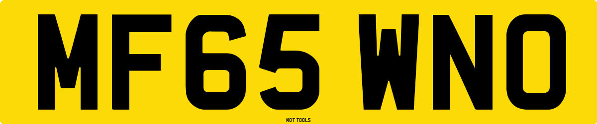 MF65WNO MOT Check