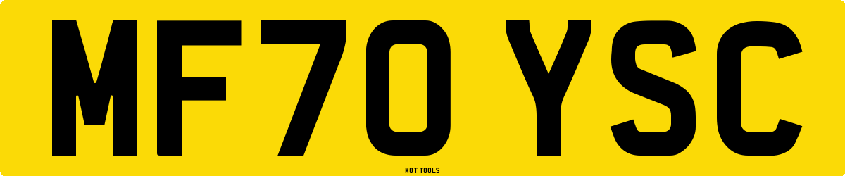 MF70YSC MOT Check