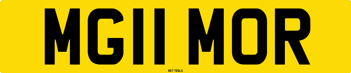 MG11MOR MOT Check