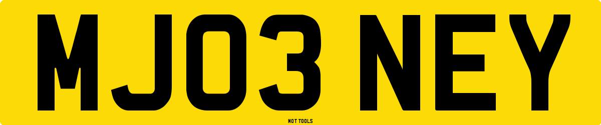 MJ03NEY MOT Check