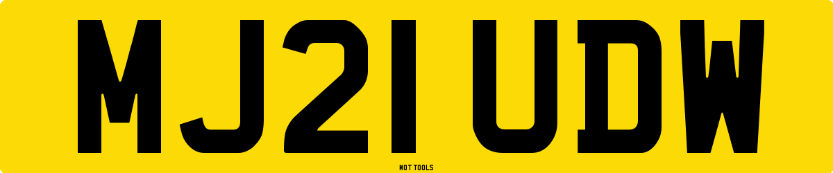 MJ21UDW MOT Check