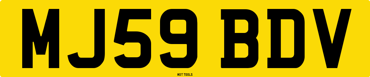 MJ59BDV MOT Check