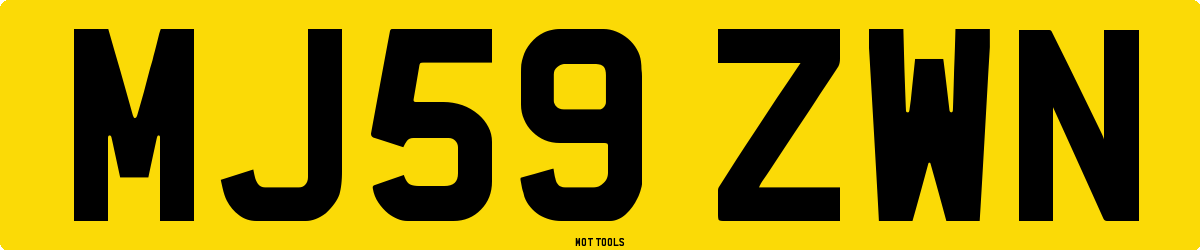MJ59ZWN MOT Check