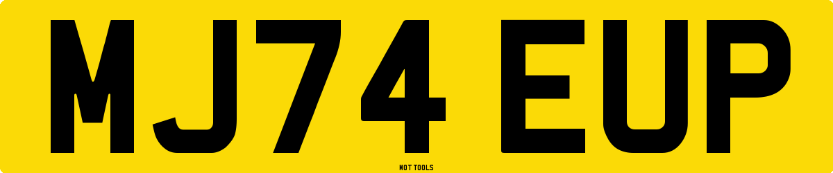 MJ74EUP MOT Check