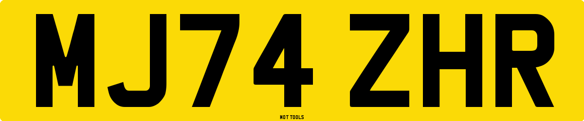 MJ74ZHR MOT Check