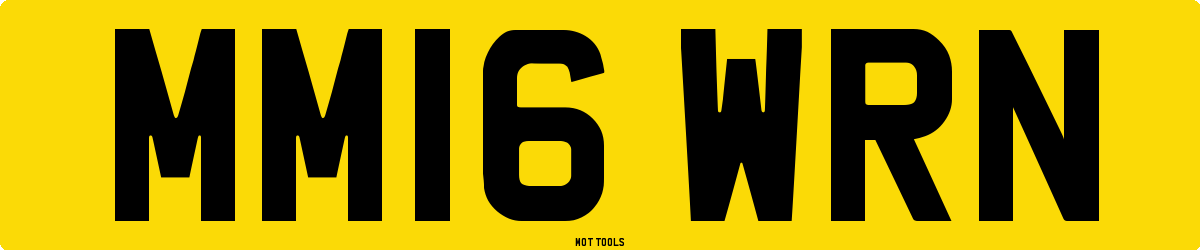 MM16WRN MOT Check