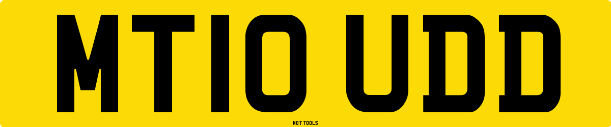 MT10UDD MOT Check