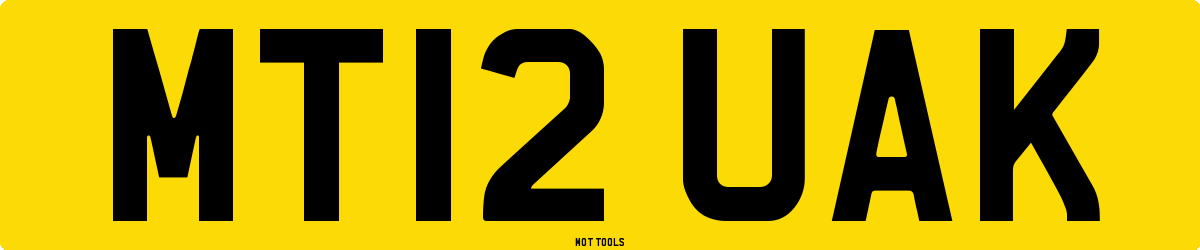 MT12UAK MOT Check