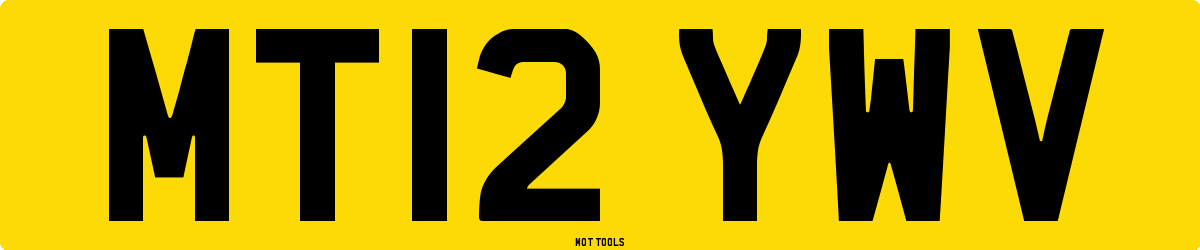 MT12YWV MOT Check