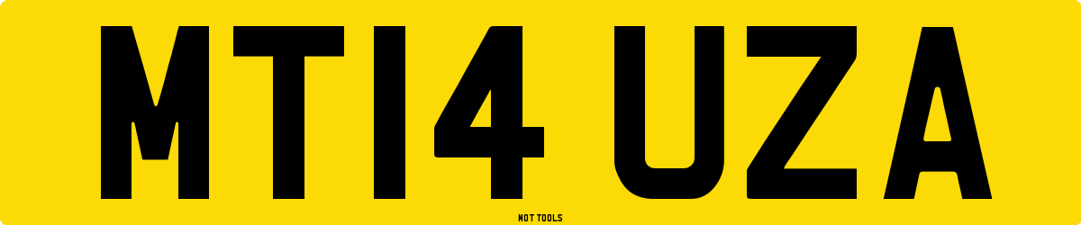 MT14UZA MOT Check