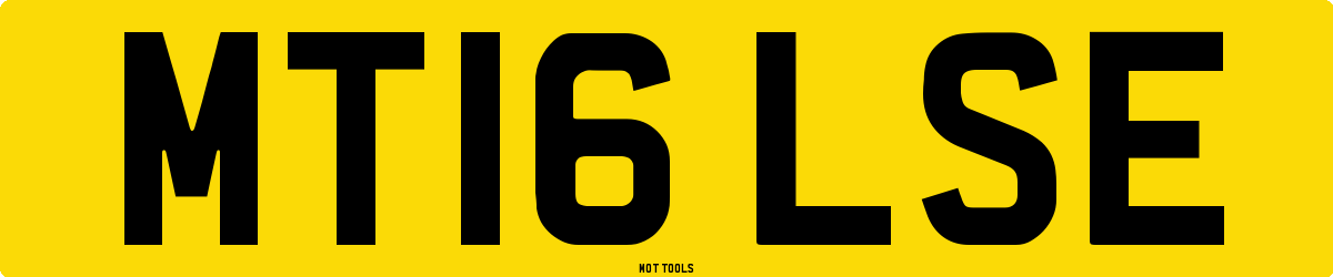 MT16LSE MOT Check