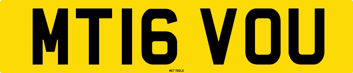 MT16VOU MOT Check