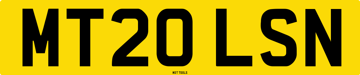 MT20LSN MOT Check