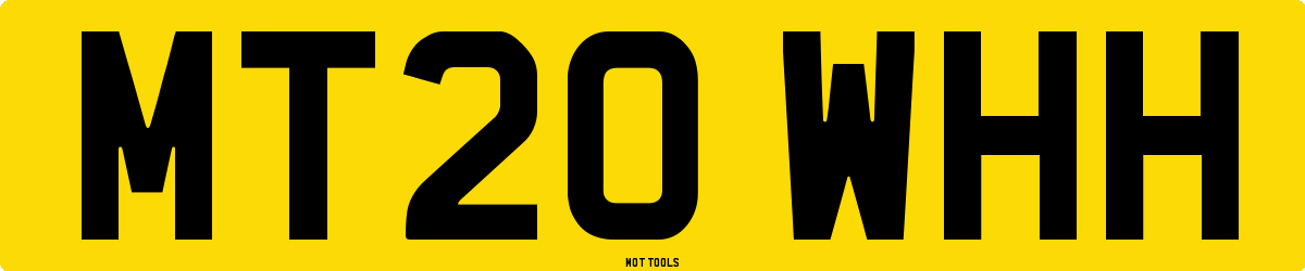 MT20WHH MOT Check