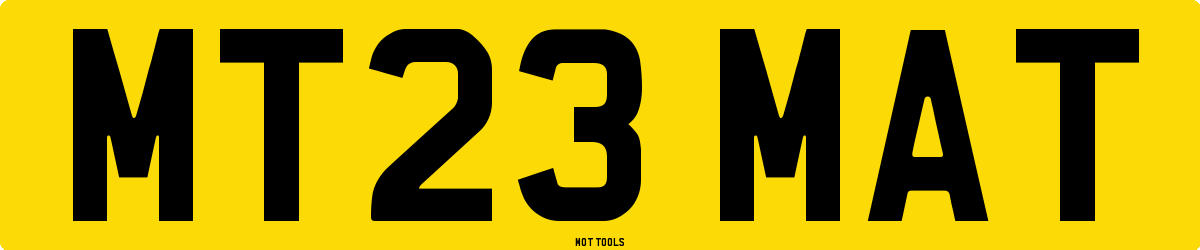 MT23MAT MOT Check