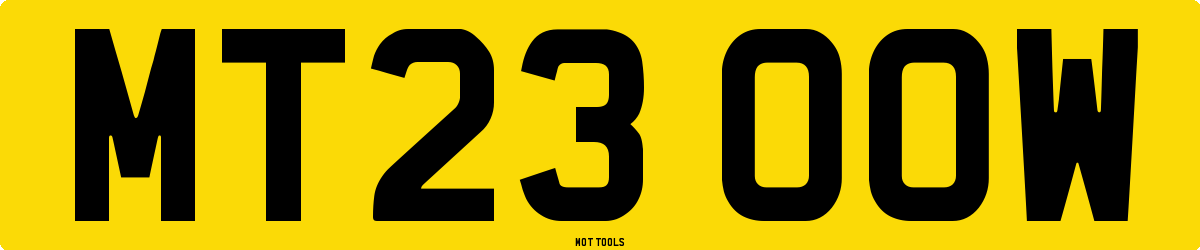MT23OOW MOT Check