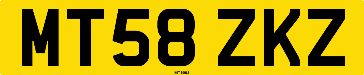 MT58ZKZ MOT Check