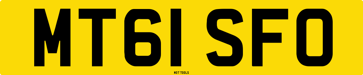 MT61SFO MOT Check