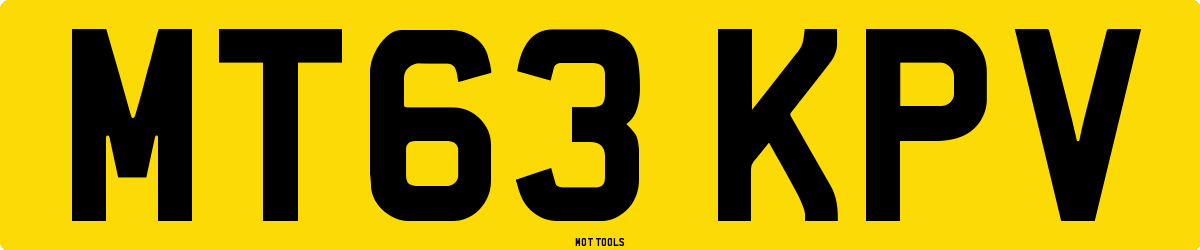 MT63KPV MOT Check
