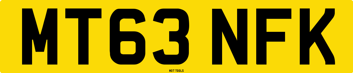 MT63NFK MOT Check