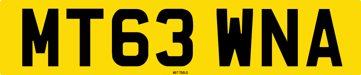 MT63WNA MOT Check