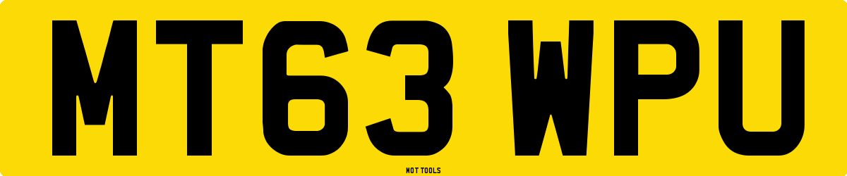 MT63WPU MOT Check