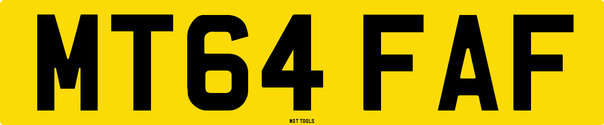 MT64FAF MOT Check