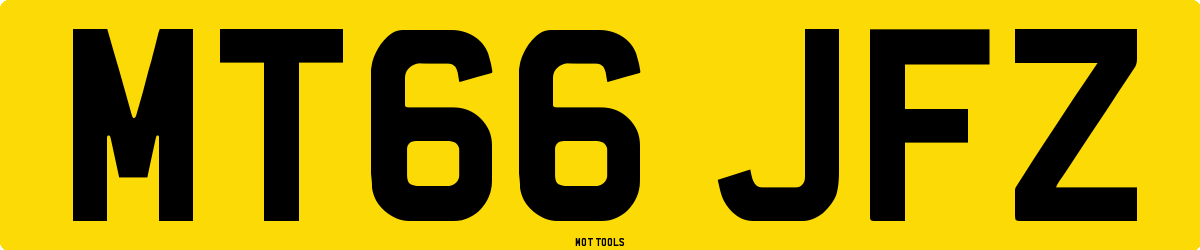 MT66JFZ MOT Check