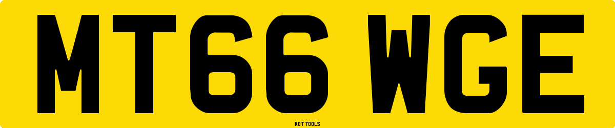 MT66WGE MOT Check