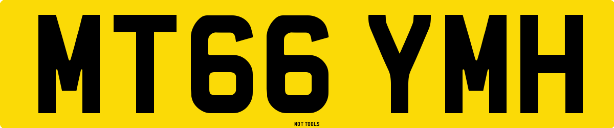 MT66YMH MOT Check