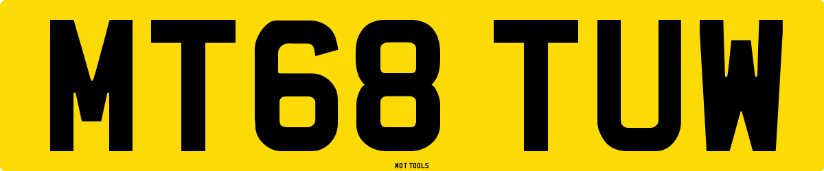 MT68TUW MOT Check