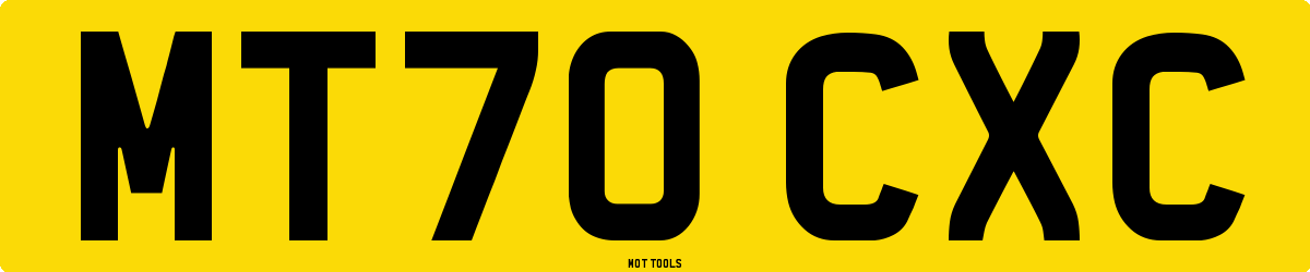 MT70CXC MOT Check