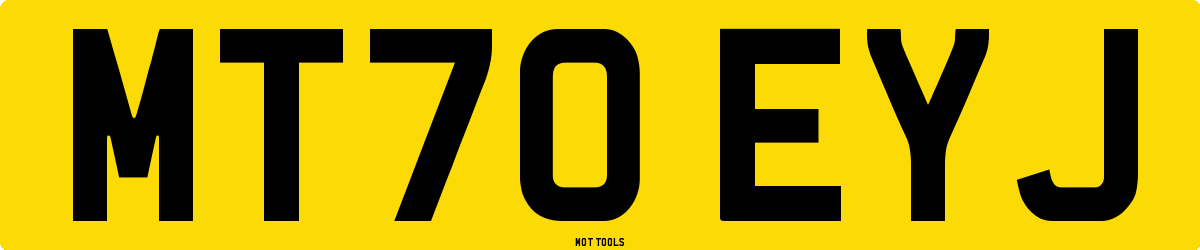 MT70EYJ MOT Check