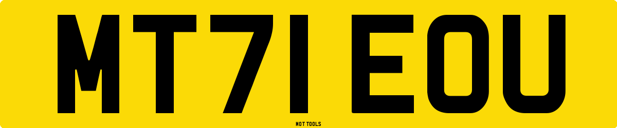 MT71EOU MOT Check