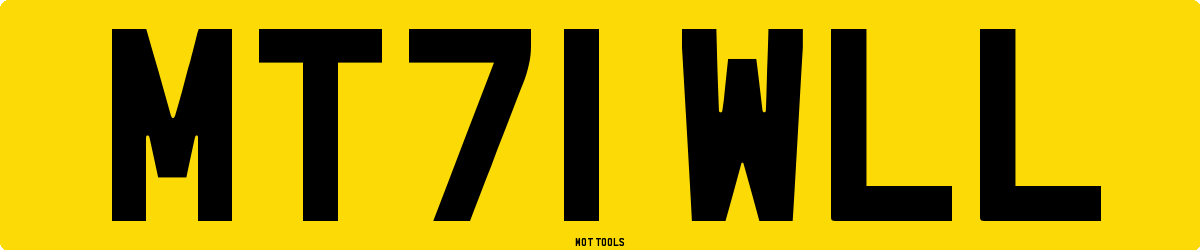 MT71WLL MOT Check