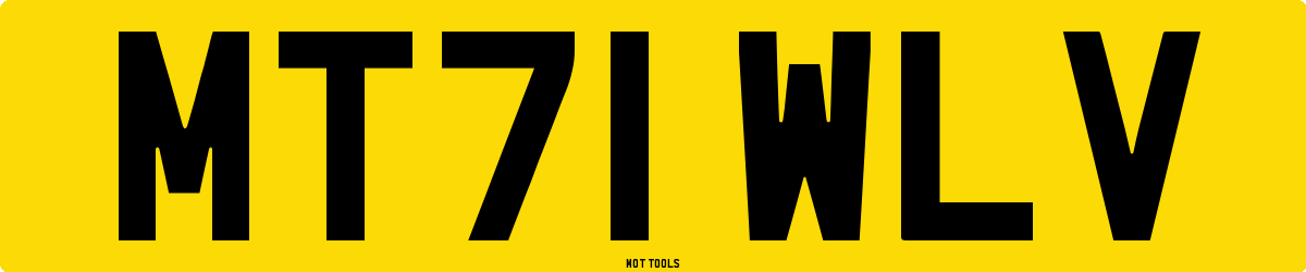 MT71WLV MOT Check