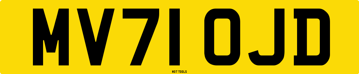 MV71OJD MOT Check