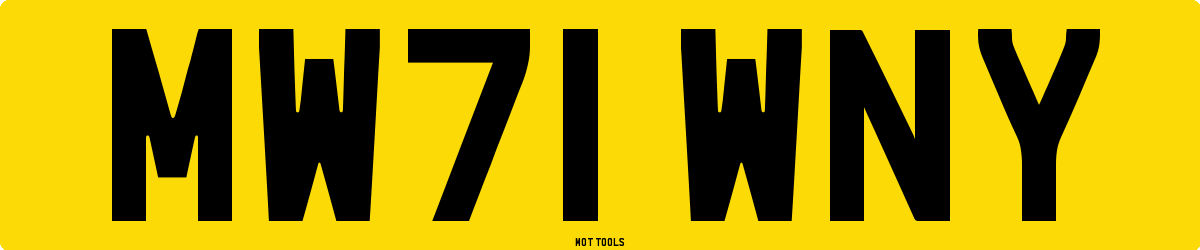 MW71WNY MOT Check