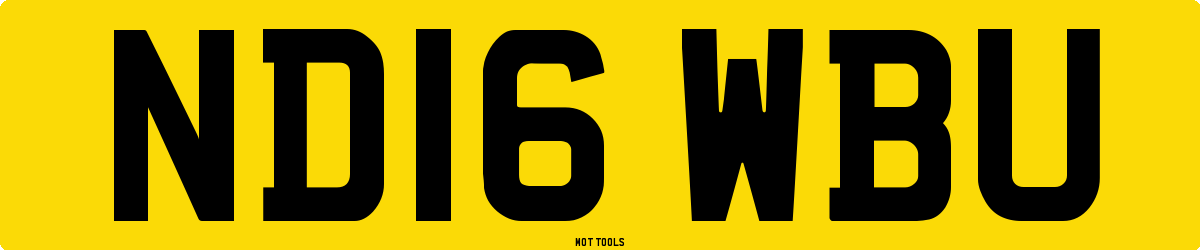 ND16WBU MOT Check