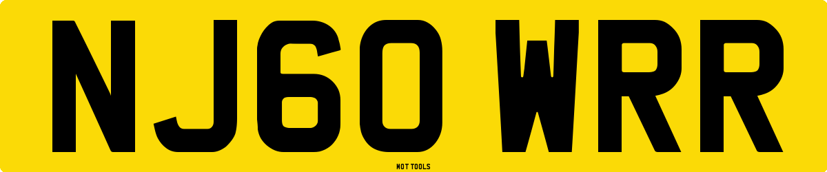 NJ60WRR MOT Check