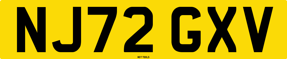 NJ72GXV MOT Check