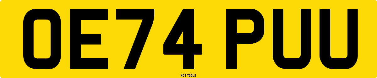 OE74PUU MOT Check