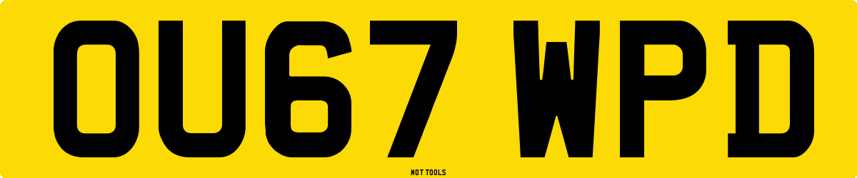 OU67WPD MOT Check