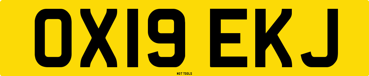 OX19EKJ MOT Check