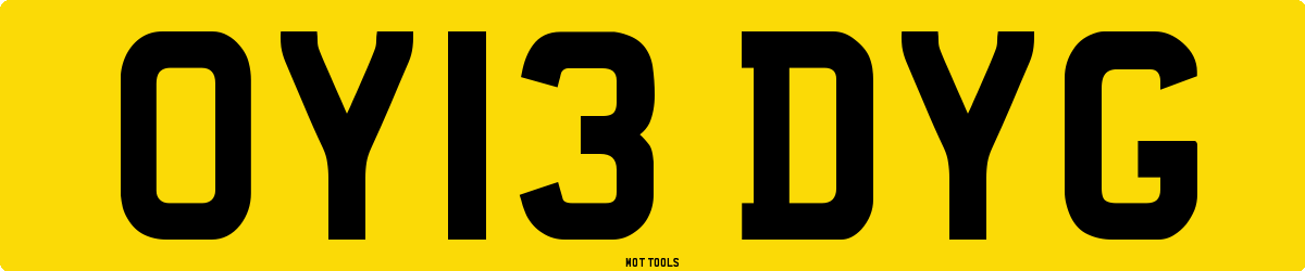 OY13DYG MOT Check