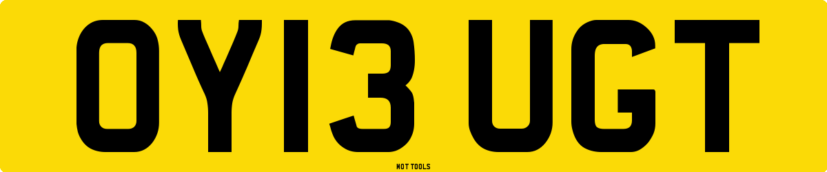 OY13UGT MOT Check