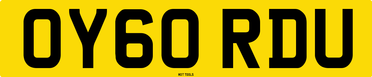 OY60RDU MOT Check