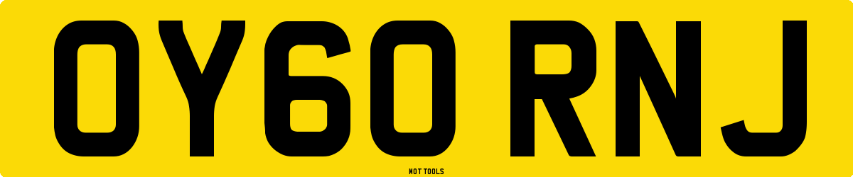 OY60RNJ MOT Check