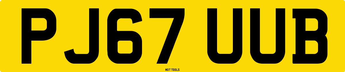 PJ67UUB MOT Check