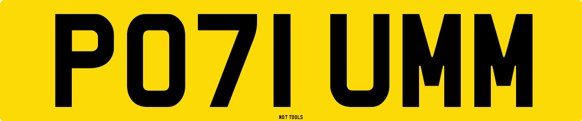 PO71UMM MOT Check